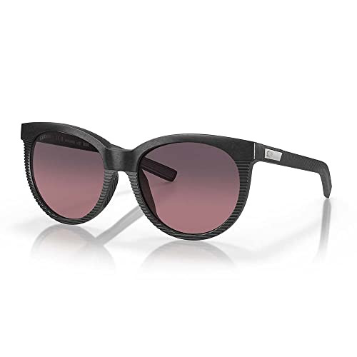 COSTA DEL MAR VICTORIA RECTANGULAR SUNGLASSES - GRAY/ROSE POLARIZED 580G