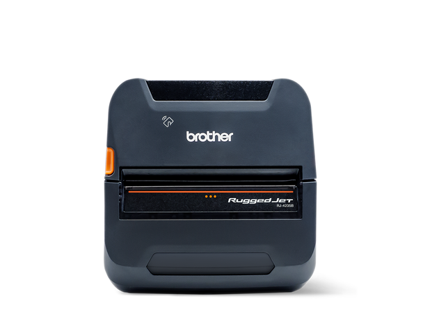 Brother RuggedJet RJ4235BL Direct Thermal Printer - 4-Inch Rugged Mobile Printer