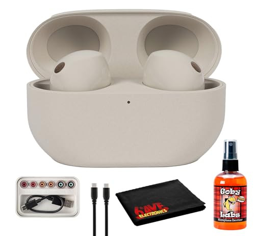 SONY WF-1000XM5 TRUE WIRELESS NOISE CANCELING EARBUDS WITH GOBY LABS CLEANER