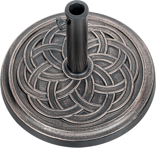 YSSOA 24.2 LBS 17.7" Market Umbrella Base Heavy Duty Round Patio Umbrella New