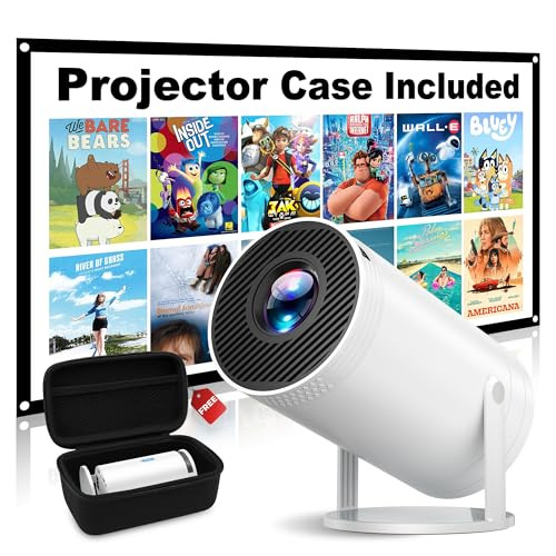 TELONIXIUM MINI PROJECTOR NATIVE 1080P PORTABLE PROJECTOR F300 - WHITE