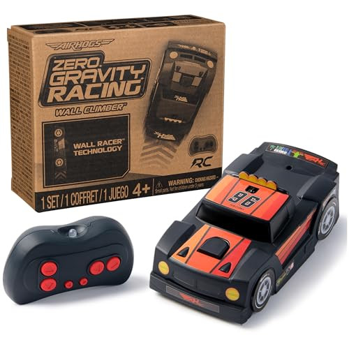 AIR HOGS ZERO GRAVITY RACING WALL CLIMBER TRUCK - BLACK INDOOR RC CAR New