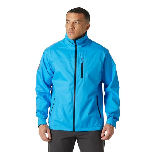 34445-645 HELLY-HANSEN MEN'S CREW JACKET 2.0 CYAN SIZE SMALL New