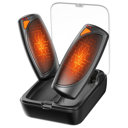 VIMWING HAND WARMERS RECHARGEABLE WITH CHARGE CASE, 2 PACKS 14,000MAH