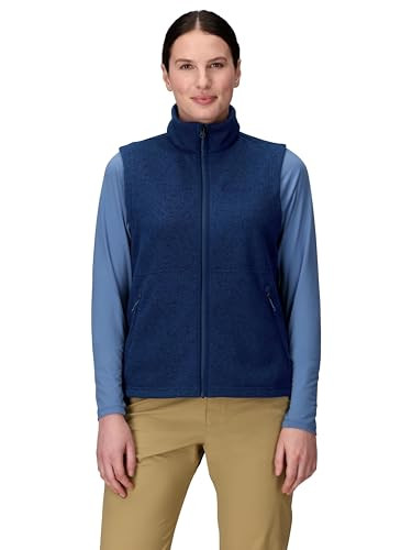 MARMOT WOMENS DROP LINE VEST ARCTIC NAVY HEATHER SIZE L New