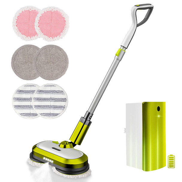 VMAI CORDLESS ELECTRIC MOP WITH WATER SPRAY & DETACHABLE BATTERY G700 - GREEN