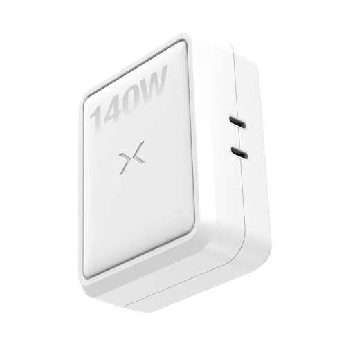 NOCO XGRID X140 140W USB-C CHARGER DUAL PORT GAN POWER ADAPTER - WHITE