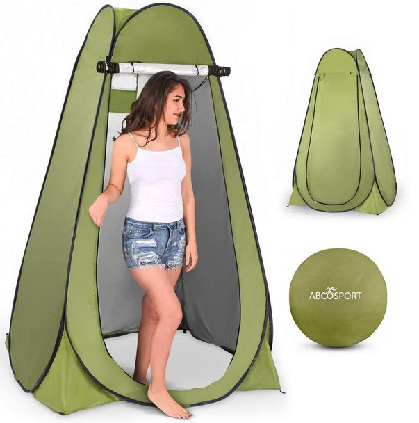 ABCO TECH ABCO POP UP PRIVACY TENT INSTANT PORTABLE OUTDOOR - GREEN