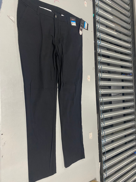GALAXY BY HARVIC PANTS MEN'S 4 WAY STRETCH CASUAL (36) - SIZE: MEN 36X31 - BLACK New