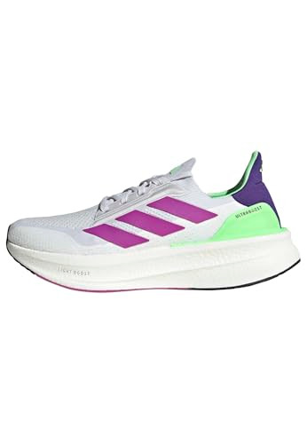 ADIDAS MEN ULTRABOOST 5X RUNNING SHOES SIZE MEN 12 DASH GRAY/PURPLE BURST/LIME New