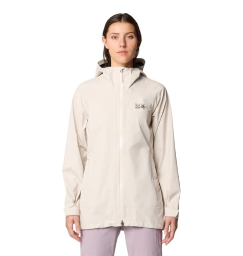 MOUNTAIN HARDWEAR WOMENS THRESHOLD PARKA - LARGE - TALC New