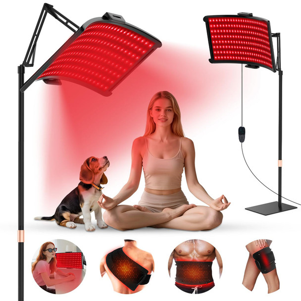 YOEYOU RED LIGHT THERAPY LAMP - BLACK