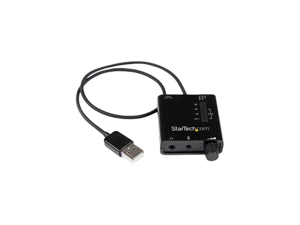 StarTech.com USB Stereo Audio Adapter External Sound Card with SPDIF Digital