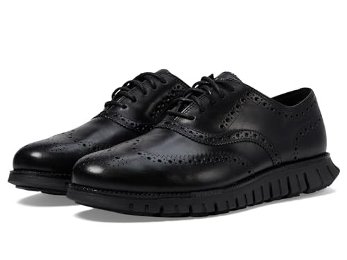 COLE HAAN MEN'S ZEROGRAND REMASTERED WINGTIP OXFORD SIZE 11.5 BLACK