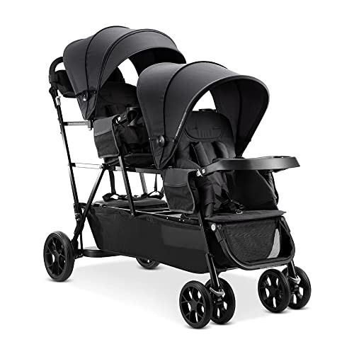 Joovy Big Caboose Triple Stroller Rear Bench and Standing Platform - Jet New