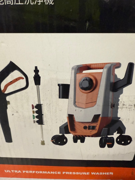 ETOOLAB PRESSURE WASHER POWER CANNON 4 QUICK CONNECT NOZZLES 23FT - ORANGE/GRAY