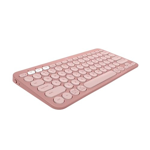 Logitech Pebble Keys 2 K380s, Touch Keyboard, BLE, 920-009728 - Tonal Rose