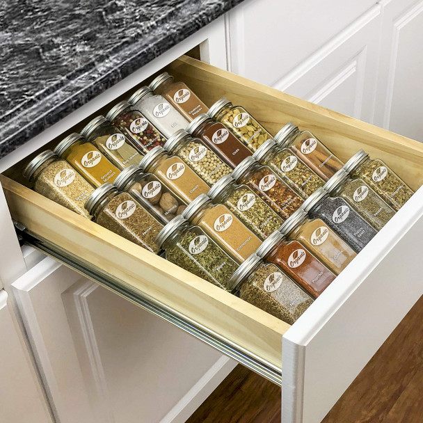 LYNK PROFESSIONAL SPICE DRAWER ORGANIZER - MEDIUM - 430411 - SILVER