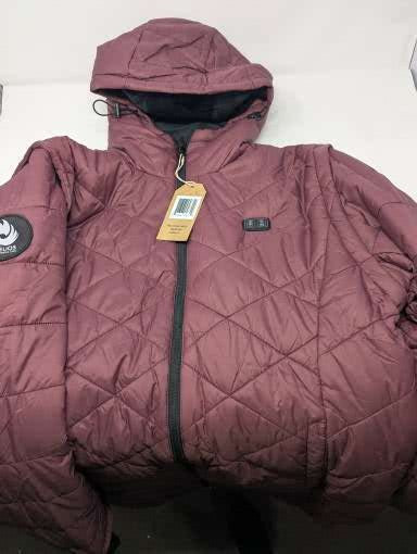 HELIOS HYBRID STYLE FOR WOMEN HEATED JACKET - SIZE: WOMEN L - MAROON New