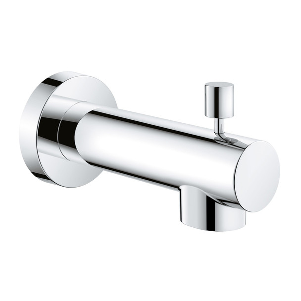 GROHE CONCETTO DIVERTER TUB SPOUT, WALL MOUNT, 1-HOLE,STARLIGHT CHROME - CHROME