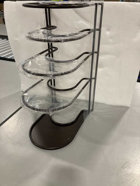 CUISINEL SMART DESIGN HEAVY DUTY 5-TIER PAN RACK ORGANIZER 10X 15.4IN - BRONZE