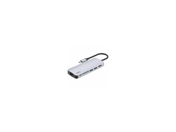 Belkin 6-Port USB-C Hub USB-C to 2xUSB-A, 1xUSB-C, 1xEthernet, 1x8K HDMI, 1xSD