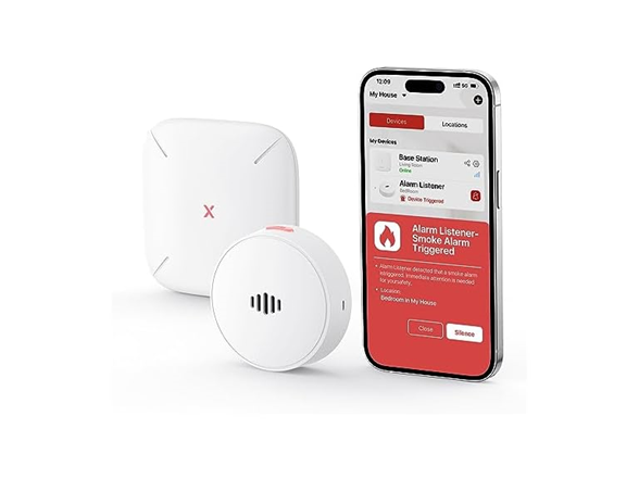 X-SENSE WIFI ALARM LISTENER KIT - WHITE
