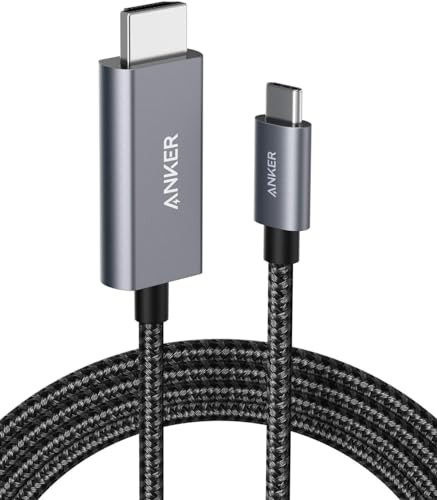 ANKER USB Type C to HDMI 4K 60Hz Cable High-Speed 6FT A8730 - GRAY