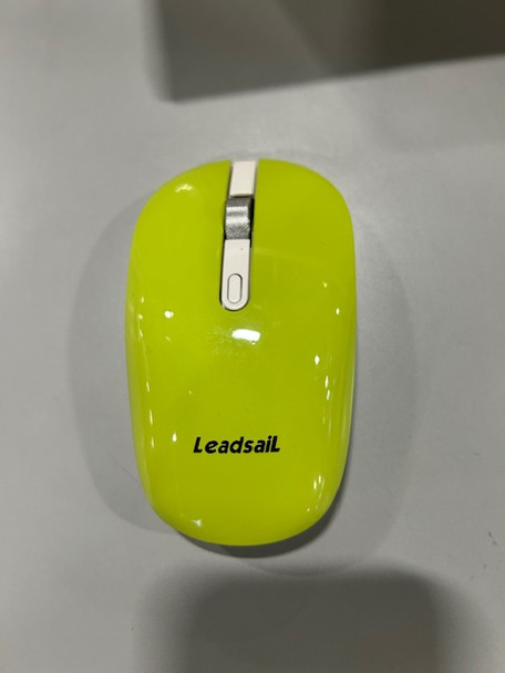 LEADSAIL WIRELESS KEYBOARD AND MOUSE COMBO - WHITE GREEN