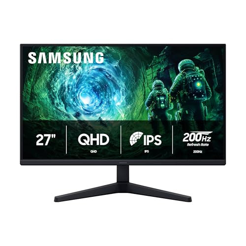 SAMSUNG 27” ODYSSEY G5 G53F QHD RESOLUTION MONITOR LS27FG53DENXZA - BLACK