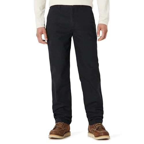 AMAZON BASICS MEN'S RELAXED FIT DUCK UTILITY WORKWEAR PANTS 30 X 30 - BLACK New