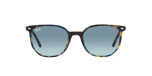 RAY-BAN RB2197 ELLIOT SQUARE SUNGLASSES - YELLOW/BLUE/HAVANA  - SIZE 52