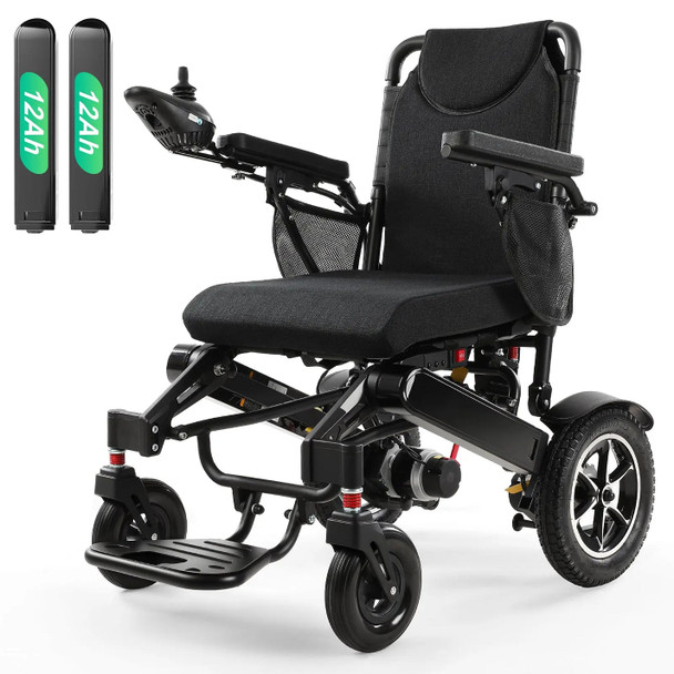 TIVARO 35 MILES LONGEST RANGE ELECTRIC WHEELCHAIR - BLACK