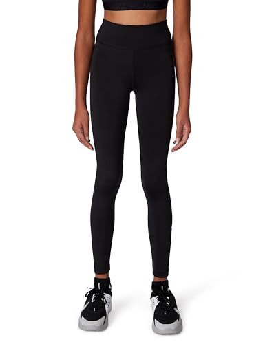 DQ8836 NIKE GIRLS' ONE DRI-FIT LEGGINGS BLACK SIZE WOMEN XL New