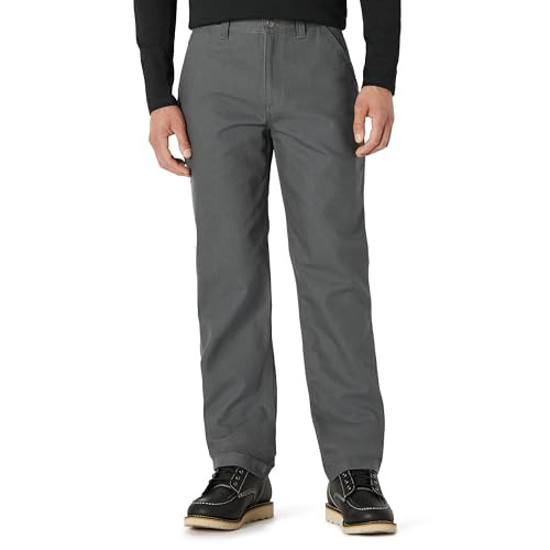 AMAZON BASICS MEN'S RELAXED DUCK UTILITY WORKWEAR PANTS 38x30 - CHARCOAL New