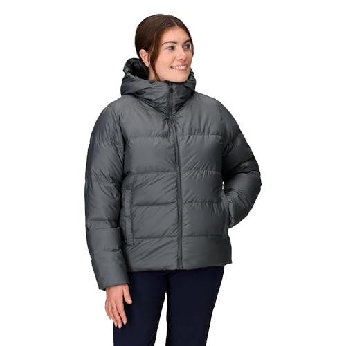 M16256 Marmot Women's Guides Down Hoody Steel/Onyx L New