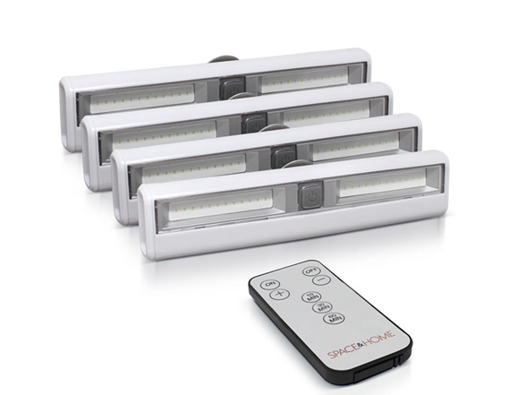 ADURO 4 PACK ULTRA BRIGHT WIRELESS LIGHT BARS - GRAY New