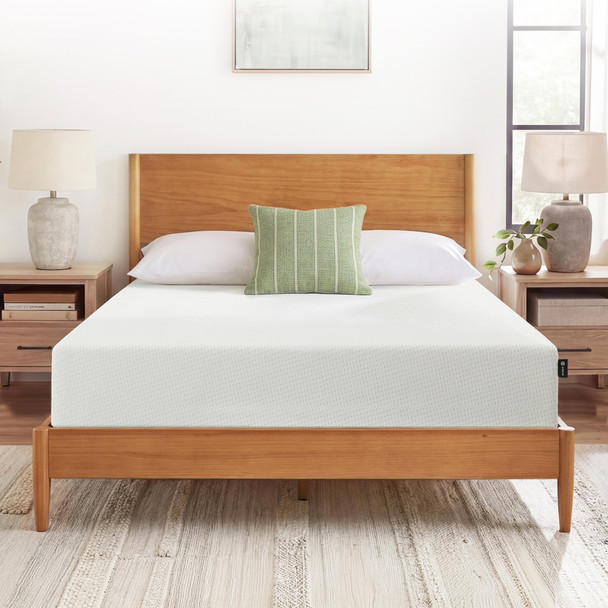 Zinus 12" Green Tea Memory Foam Mattress New Version Fiberglass Free California New