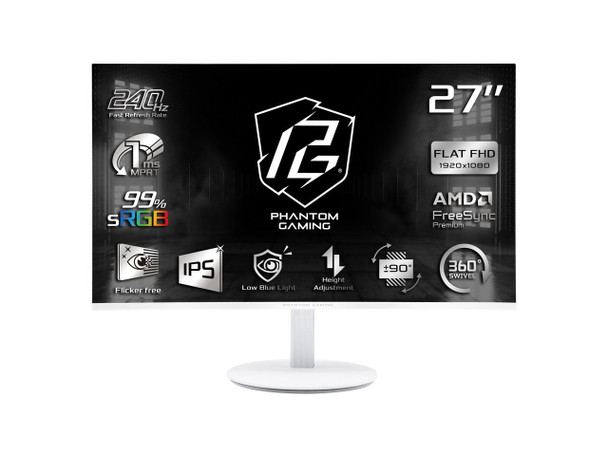 ASRock Phantom Gaming 27 inch Full HD 240Hz IPS FHD AMD FreeSync Premium