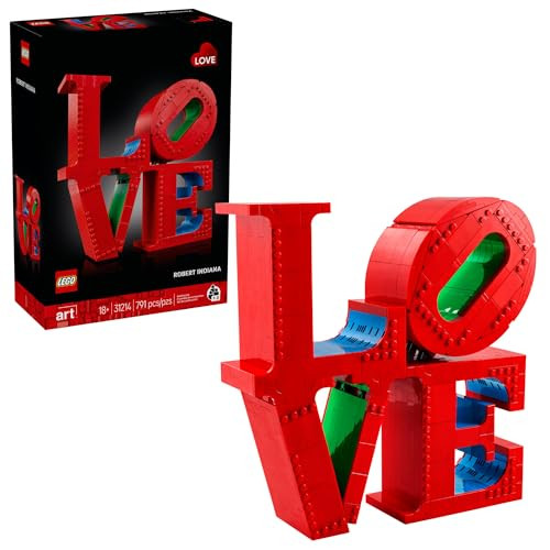 LEGO Art Love Collectible Building Set 31214 - Red New