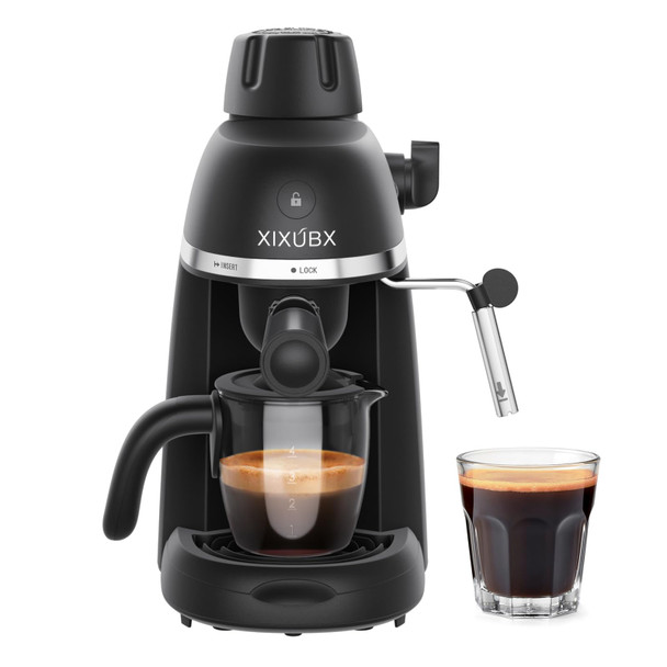 XXI COFFEE CUP MACHINE 3.5 BAR ESPRESSO CAPPUCCINO MACHINE CM5409 - BLACK