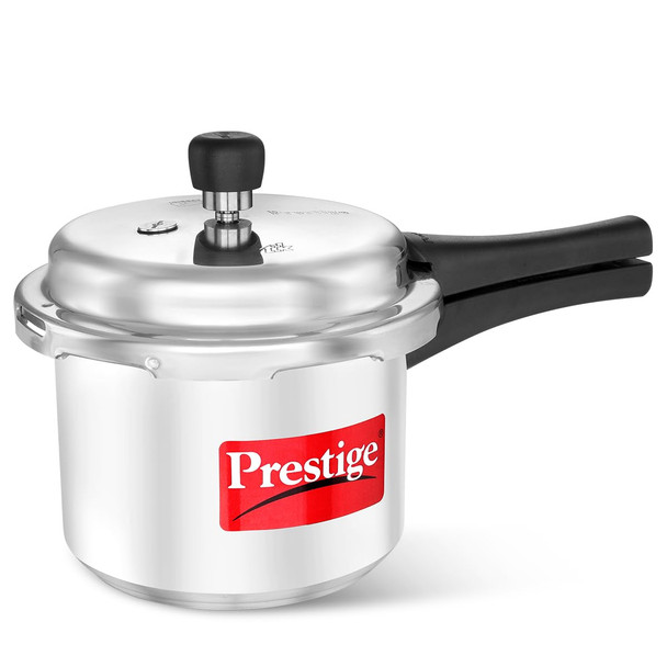 PRESTIGE POPULAR ALUMINIUM PRESSURE COOKER 3 LITERS PPAPC3 - Aluminum