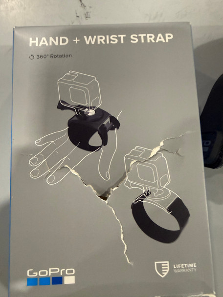 GOPRO HAND + WRIST STRAP (ALL GOPRO CAMERAS) - OFFICIAL GOPRO MOUNT - BLACK
