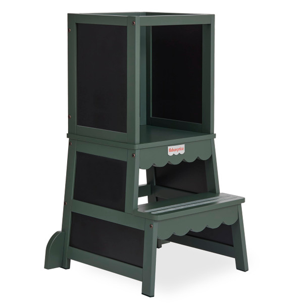 Dream On Me Fisher-Price Wonderstep 2-in-1 Convertible Toddler Tower - Green