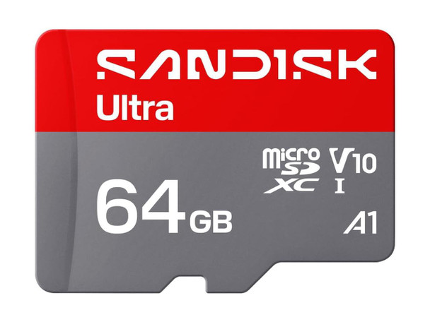 SanDisk Ultra 64GB MicroSD Memory Card Model SDSQUJQ-064G-GZ6MA