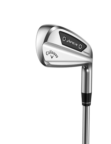 CALLAWAY GOLF APEX AI200 INDIVIDUAL IRON LEFT GRAPHITE REGULAR #8, CHROME