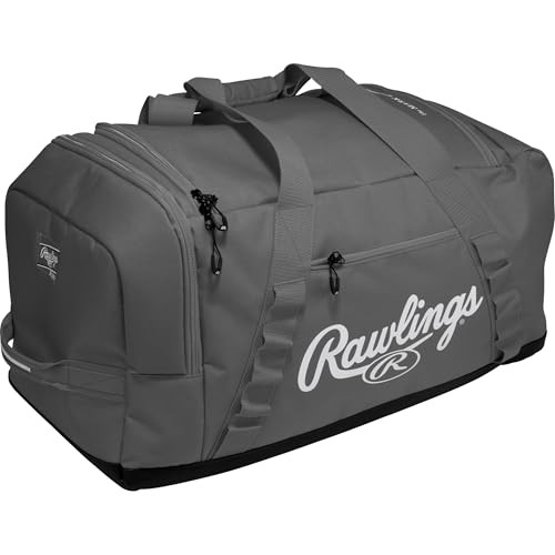 RAWLINGS COVERT2 DUFFEL EQUIPMENT BAG BASEBALL/SOFTBALL R00714529 - GRAPHITE New