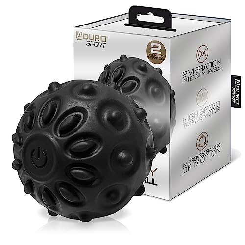 ADURO SPORT VIBRATING MASSAGE BALL TRIGGER POINT S-RMB-01 - GRAY New