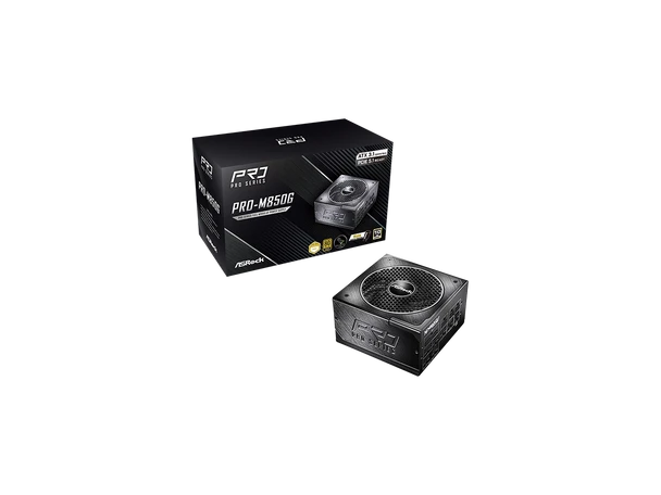 ASRock PRO PRO-M850G 850 W ATX 3.1 80 PLUS GOLD Certified Power Supplies
