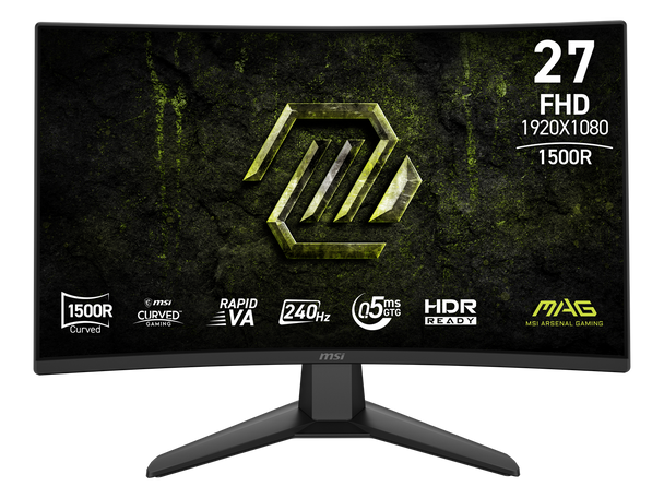 MSI 27" 240Hz Rapid VA FHD Gaming Monitor FreeSync Premium (AMD Adaptive Sync)